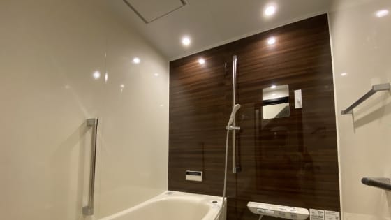 浴室のLED照明交換施工例