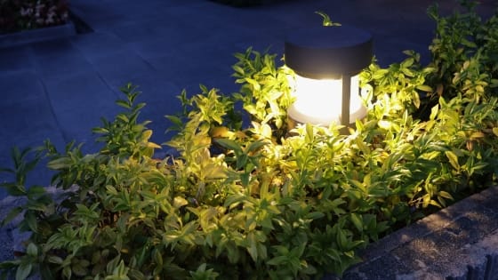 屋外照明のLED交換施工例