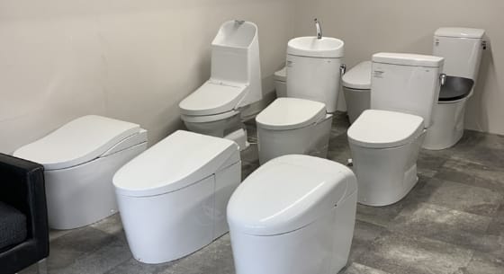 TOTO・LIXIL・パナソニックの最新人気トイレを9台設置