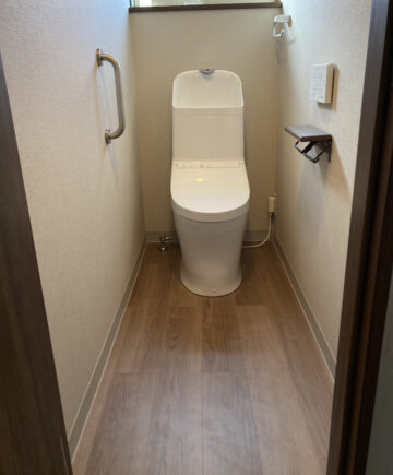 川崎市多摩区Nさまトイレリフォームの施工事例工事後写真