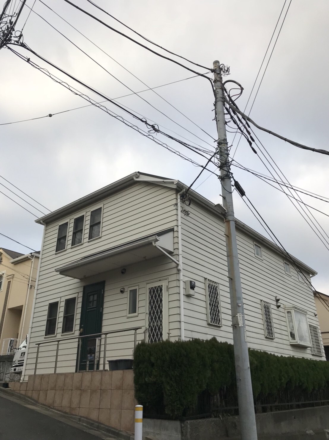 川崎市多摩区外壁塗装の施工事例工事前写真