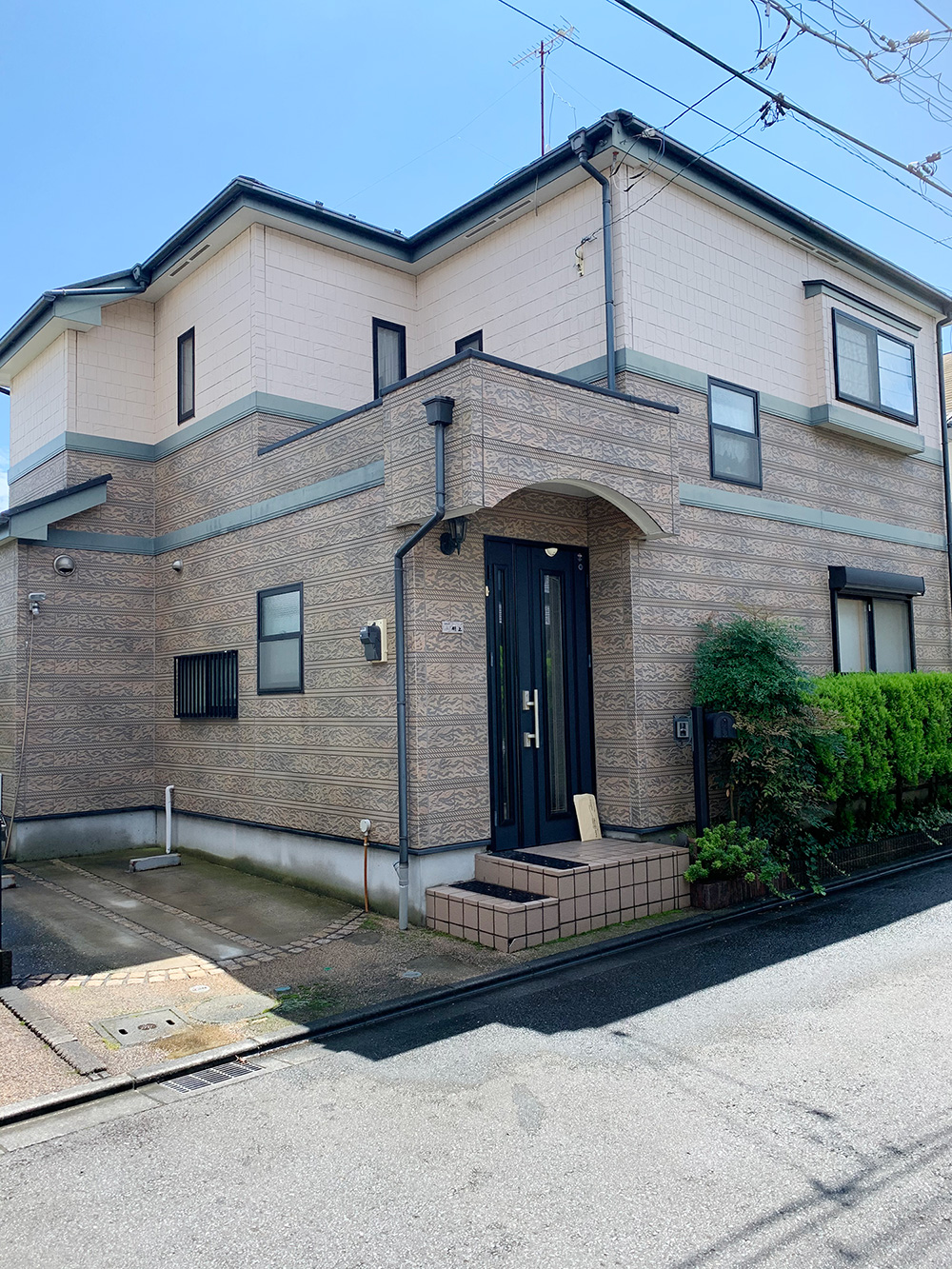 川崎市宮前区外壁塗装の施工事例工事前写真