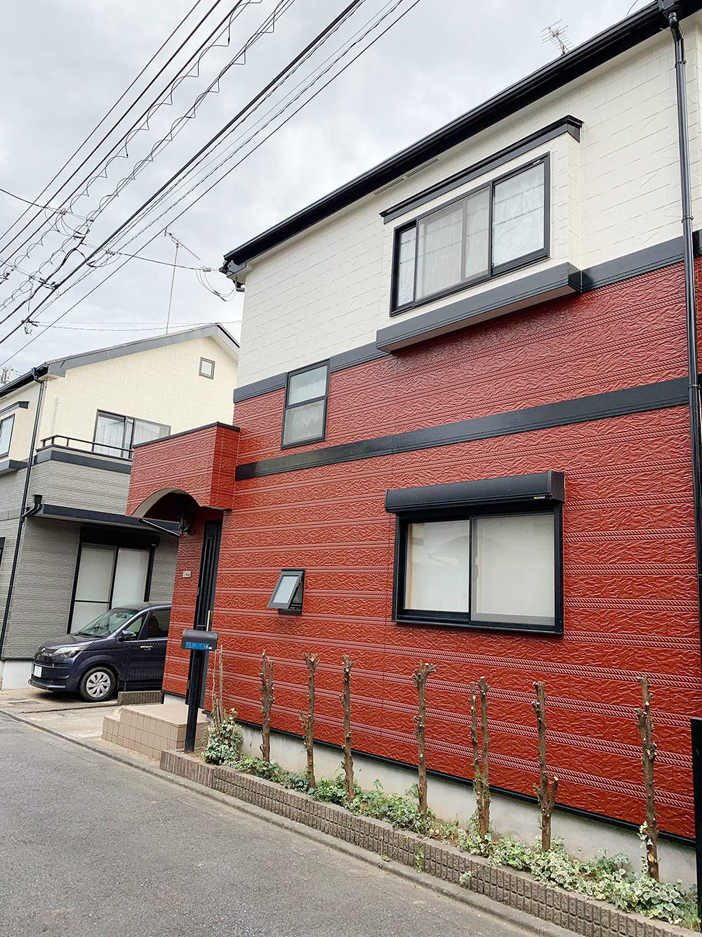 川崎市宮前区外壁塗装施工事例工事イメージ02