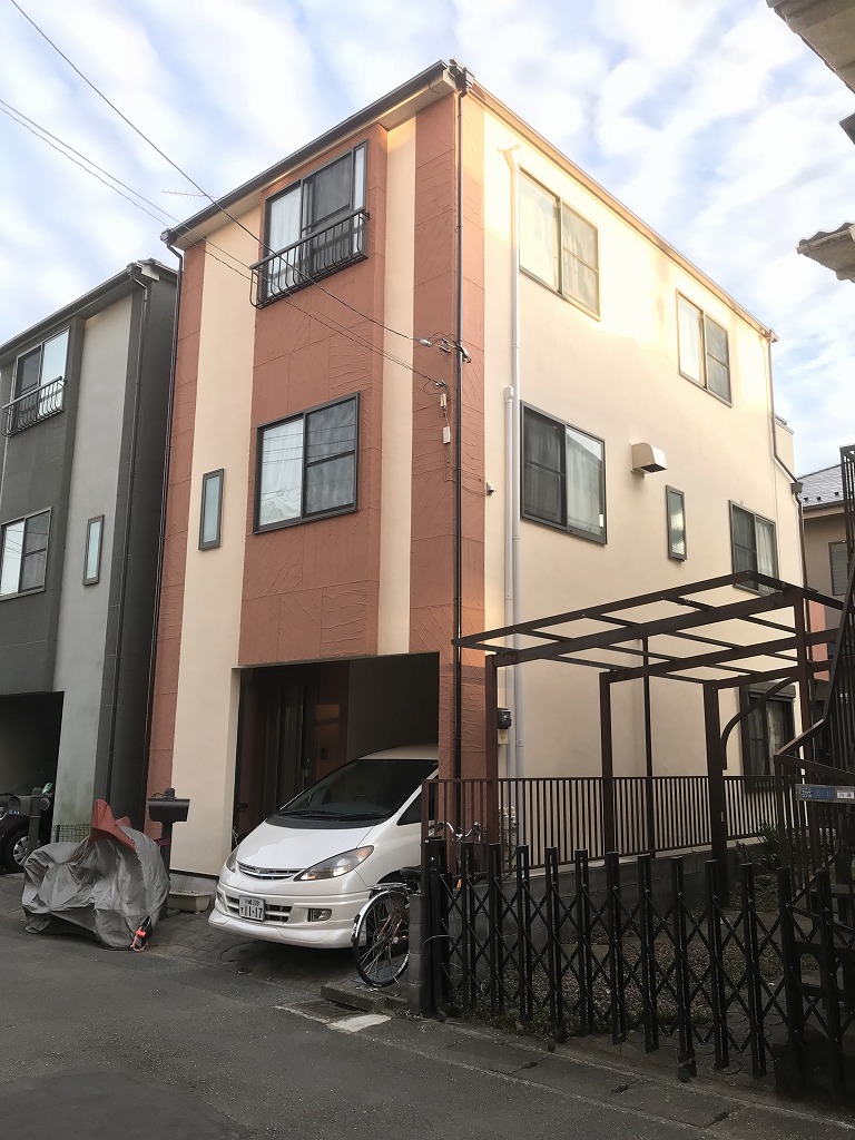 川崎市中原区外壁塗装の施工事例工事後写真