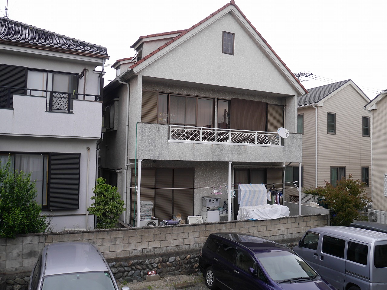 川崎市外壁塗装の施工事例工事前写真