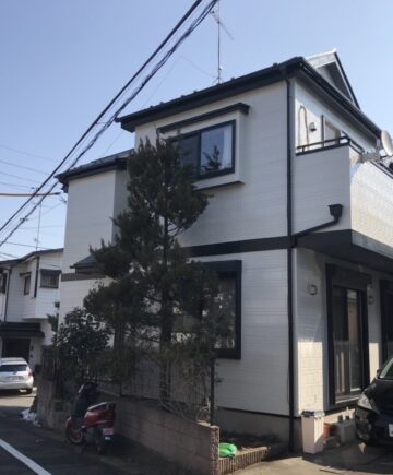 川崎市多摩区外壁塗装工事後写真