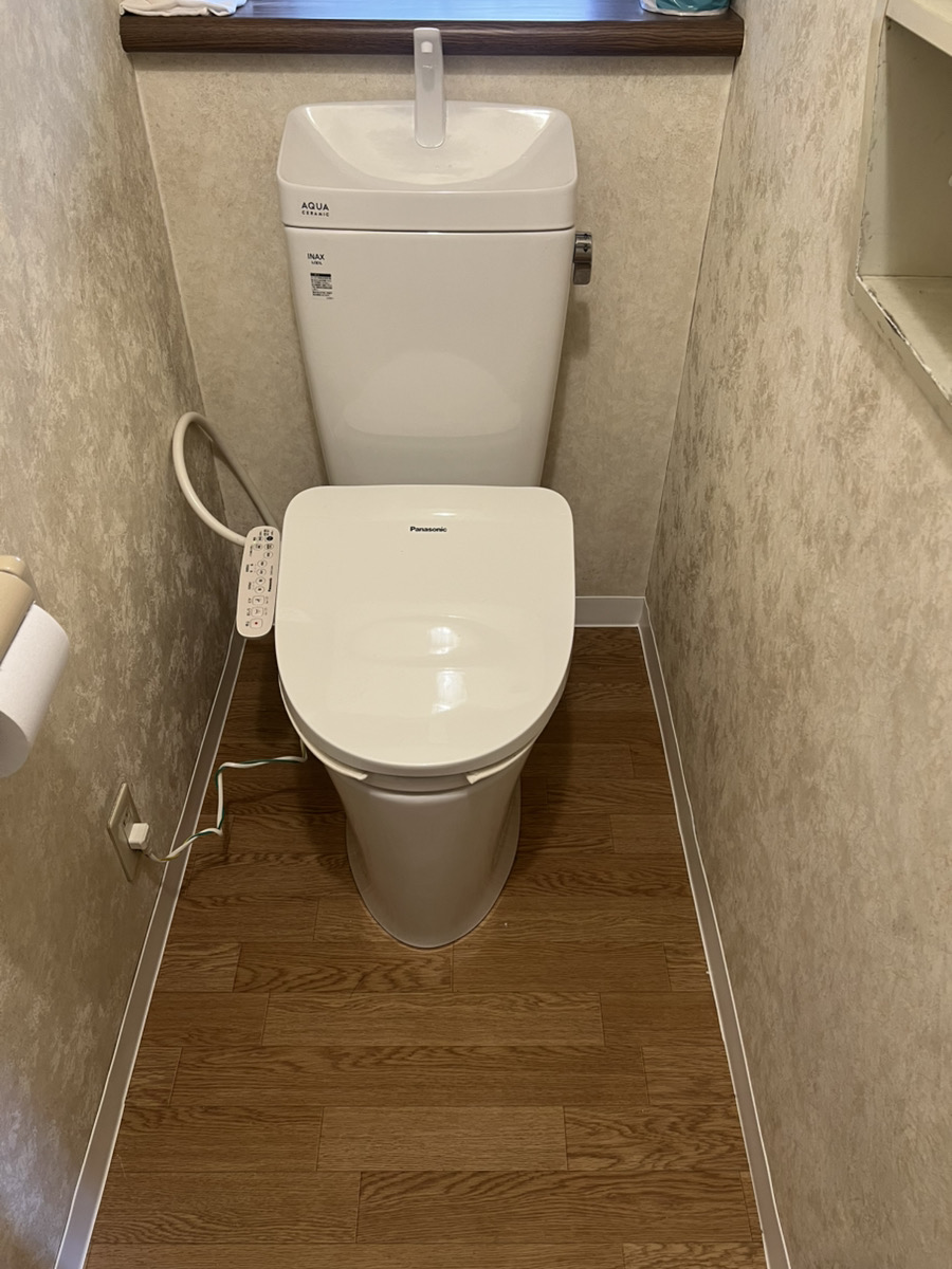 川崎市麻生区Wトイレリフォームの施工事例工事後写真